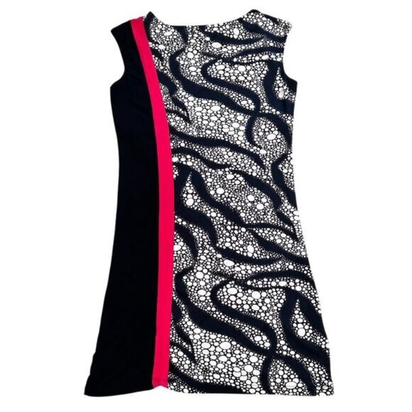 Tango Mango Women's M Multicolor Abstract Sheath Dress Knee Length - Picture 5 of 6